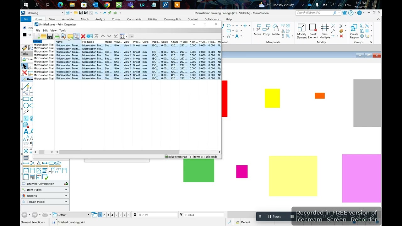MicroStation CONNECT Edition: How To Batch Print