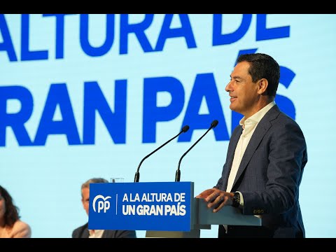 Juanma Moreno interviene en la 25 Interparlamentaria PP