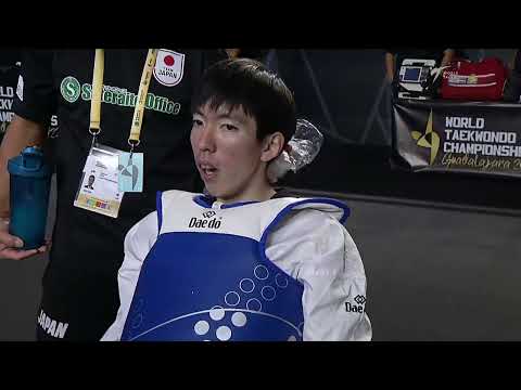 415 M-58kg R-32 MAEDA H. JPN 🔵 vs 🔴 PLAZA HERNANDEZ B. MEX I Guadalajara 2022 WT Championships