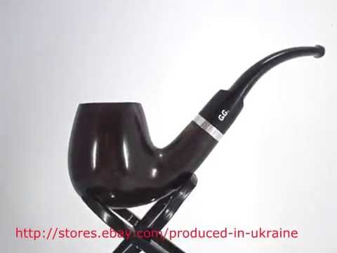 NEW Beech Wood Tobacco Smoking Pipe Handmade Golden Gate Captain 075