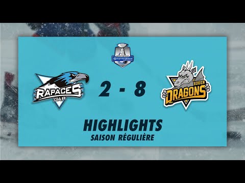 Rapaces de Gap 2-8 Dragons de Rouen - Highlights - Synerglace Ligue Magnus 2022/23