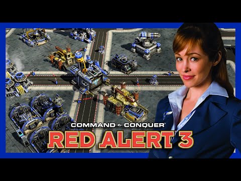 Red Alert 3 | The Allied Gameplay vs 4 Brutals FFA