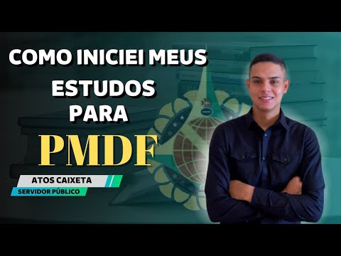 como estudei para PMDF