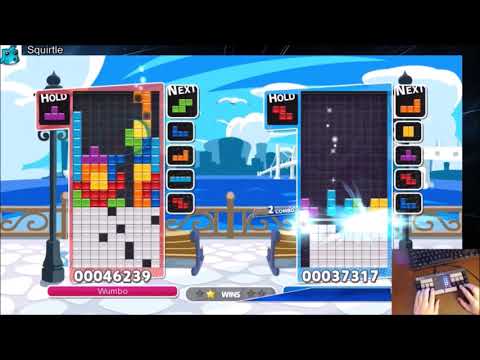 [Puyo Puyo Tetris 1] Intense Battle with T-Spins