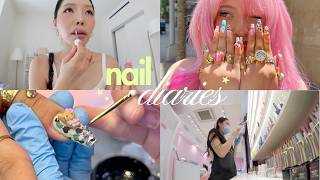 i do fun nails for a living ‧₊˚♪ 𝄞˚⊹ life of a nail salon owner in nyc