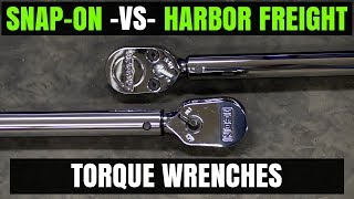 Snap-on - VS - Harbor Freight ( ICON ) 1/2&quot; Torque Wrenches
