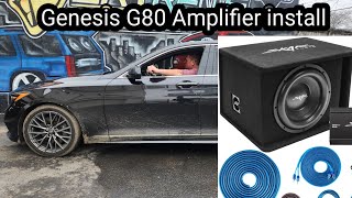 Genesis G8 Amplifier Installation