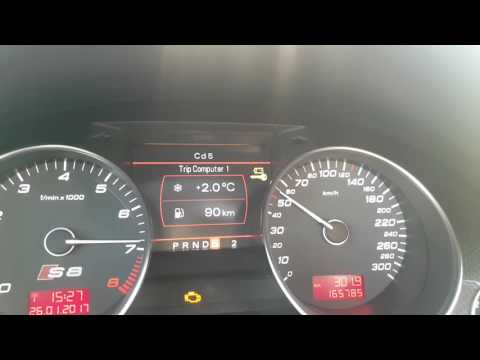 Audi S8 0/100 kmh acceleration V10 5.2 D3