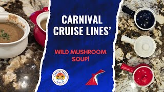 Cook with Me Challenge | A Pot of.... Carnival Cruise Lines' Wild Mushroom Soup!