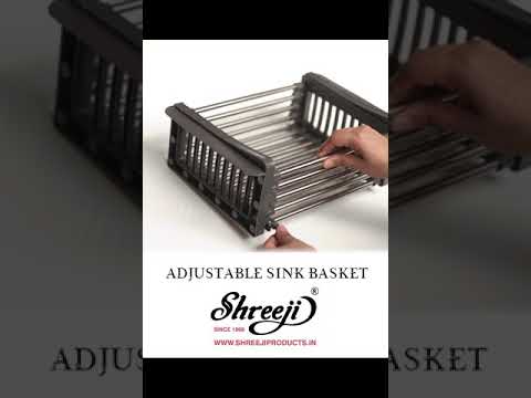 Shreeji home & kitchen adjustable plate draining rack