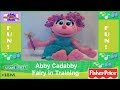 Sesame Street Talking Abby Cadabby The Fairy In Training Plush Toy Doll By Fisher Price