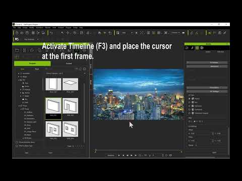 Make a zoom in on a picture and Rain effect in Iclone 8