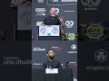 Khamzat interrupts Dana White's defense of Paulo Costa ? #shorts #ufc294