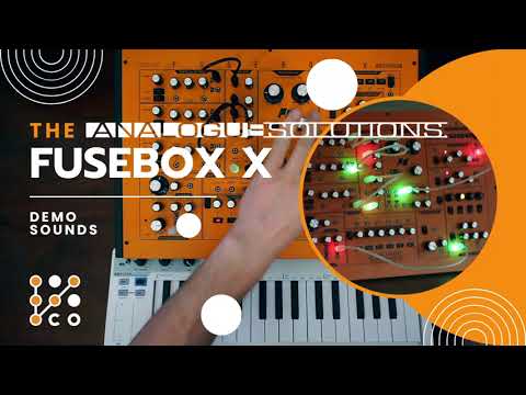 Analogue Solutions FuseBox X Polyphonic Synthesizer 2022 - Orange image 4