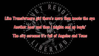 Get Out The Door - Velvet Revolver (with lyrics)