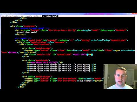 Bootstrap Tutorial #8: How to Create a Popup (Modal)