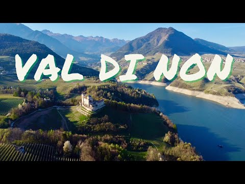 Val di Non, castello di Cles e S. Romedio.  2022 - DJI Mini 2 Cinematic 4K