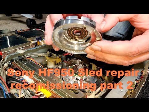 Sony HF950 Betamax skate repair recommissioning - Part 2