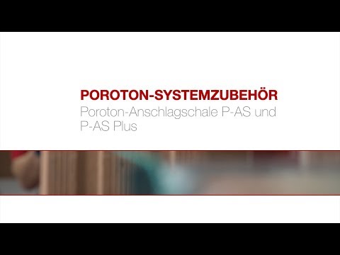 Poroton Systemzubehör - Anschlagschale P-AS und P-AS Plus