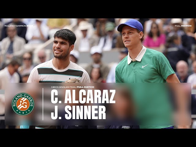 Full match Alcaraz vs Sinner final | Roland-Garros 2025 SDDEFAULT Thumbnail