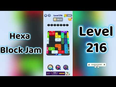 🎮 Hexa Block Jam Level 216 Walkthrough | Easy Tips to Win | Go Answer