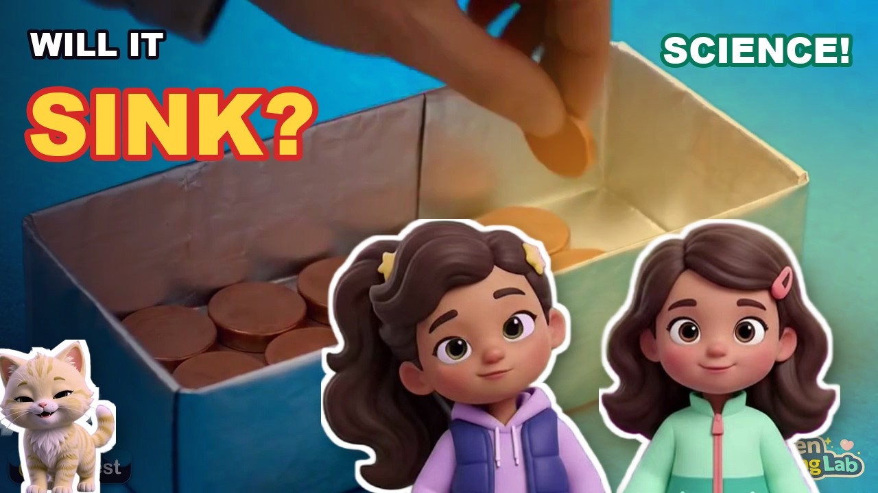 Foil Boat Challenge! | How Many Pennies Before It Sinks? | Science for Kids