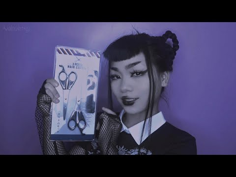 asmr. girl at the back of the class plays with your hair (but she d!ed ...