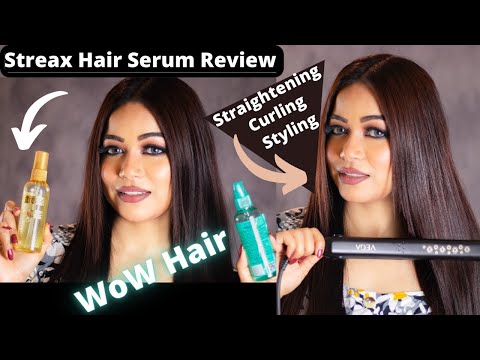 Streax Hair serum review , Heat Protectant Hair Serum...