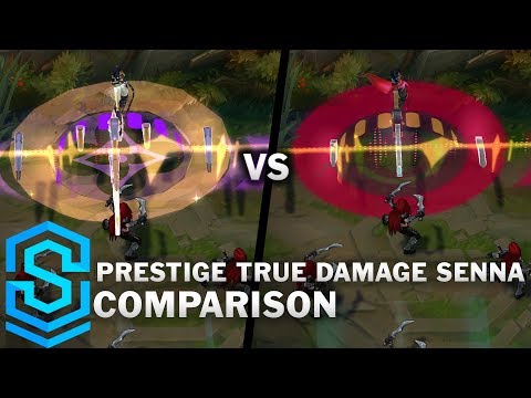 Prestige True Damage Senna VS All Previous Skins | Skin Comparison