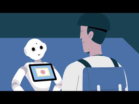 Robot Accueil Pepper Softbank Robotics, Humanoïde Accueil_3