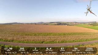 preview picture of video '2014-08-07 Flight in Lebach'