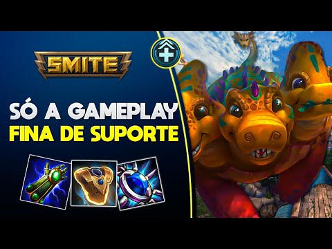 Só a gameplay fina de SUPORTE! CERBERUS SUPORTE - ⚡ Smite BR Ranked Conquista