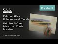 Painting Skies Rainbows And Clouds In Watercolour With The Matthew Palmer Blending Blade Brushes