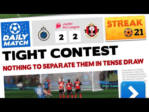 21/100 Streak - Score! Hero 2022 - Club Brugge Vs. Searing