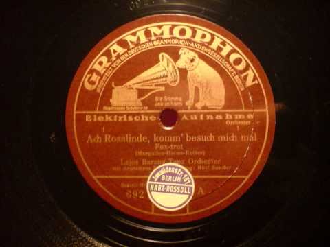 Lajos Barany - Ach Rosalinde komm besuch mich mal