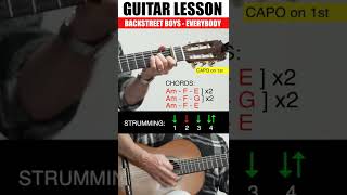 Backstreet Boys - Everybody | Guitar Lesson #shorts