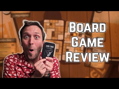 A coop dungeon crawler that fits in a big mint tin?! - Dark Tomb (Board Game Review)