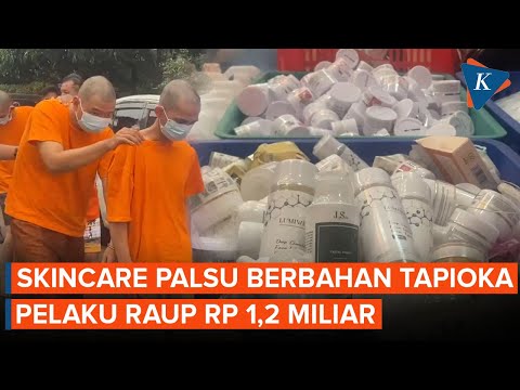 Skincare Palsu Berbahan Tepung Tapioka Beredar di Bekasi, Pelaku Raup Rp 1,2 Miliar