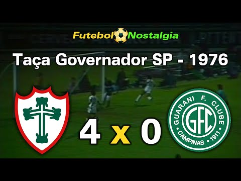 Portuguesa 4 x 0 Guarani - 19-02-1976 (São Paulo State Governor's Cup)