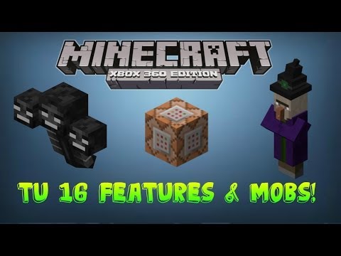 Becherrr Games - Minecraft Xbox 360 : "TU 16 UPDATE"! - FEATURES & MOBS! - "WITCH, WITHER BOSS & MORE"