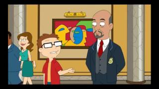 American Dad |  Steve obsesses over a painting with Rachmaninoff's Paganini