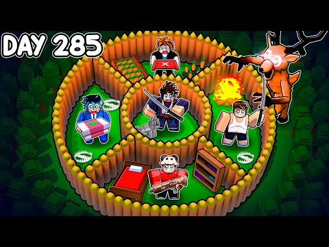 We Built The Safest BASE in 99 Nights in The Forest!