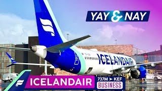 Is ICELANDAIR Europe's Strangest Airline? ✦ 737 Max Business Class Trip Report ✦ Paris to Reykjavik