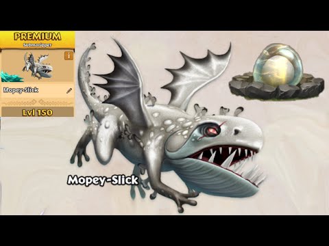 New Premium "Mopey-Slick" Max Level 150 Titan Mode - Premium Submaripper - Dragons:Rise of Berk