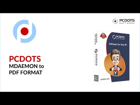 PCDOTS MDaemon Converter video tutorial, click to play