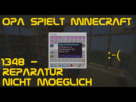 Opa spielt Minecraft 1348 - Reparatur nicht möglich