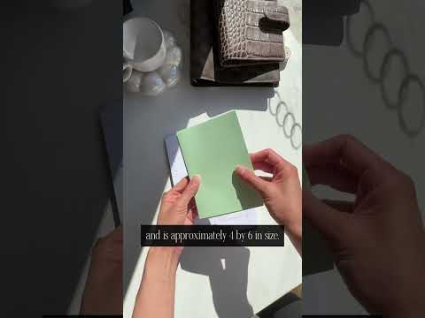 Part of a video titled What's the difference between an A5 planner and A6 planner? - YouTube
