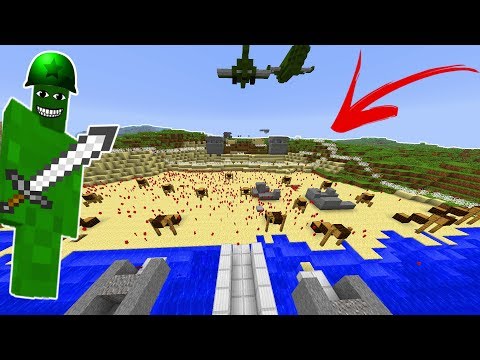 D-DAY CLAY SOLDIERS RAID! (EPIC ATTACK!) • Minecraft Clay Soldiers Mod!