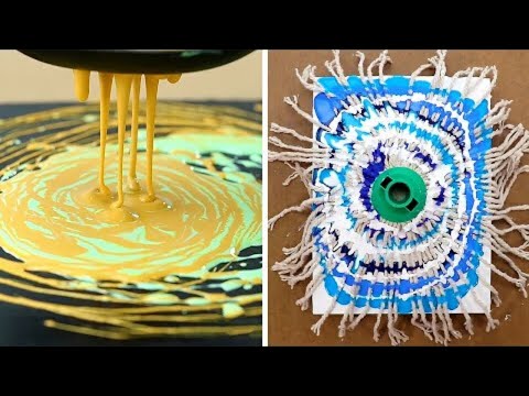 12 Fun Paint Pouring Techniques For Awesome DIY Art