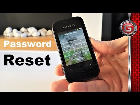 ALCATEL 903 MOBILE PHONE - How To Factory Reset - Resetting Password